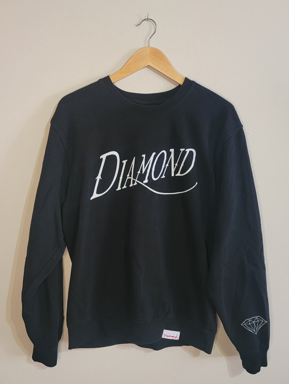 Diamond Supply Co. Black Crewneck